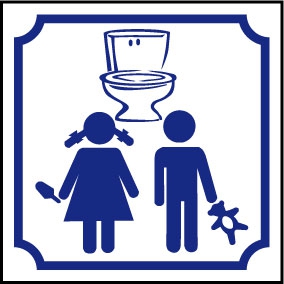 Logo WC enfant - EBCD Signalétique